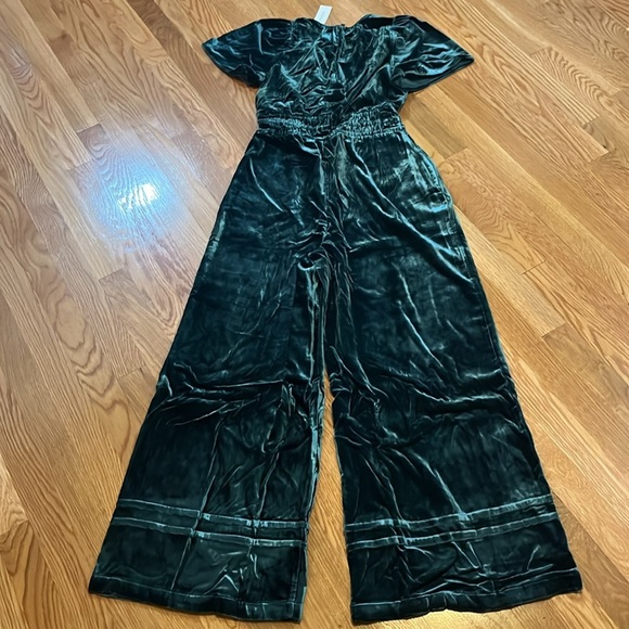 Anthropologie The Somerset Jumpsuit Velvet Edition Size XS NWT - Picture 14 of 14